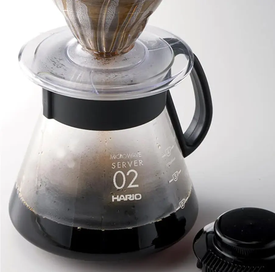 Кофейник Hario V60 XVD-60B-EX (Transparent/Black) - 2