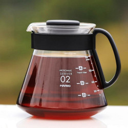 Кофейник Hario V60 XVD-60B-EX (Transparent/Black) Thumb