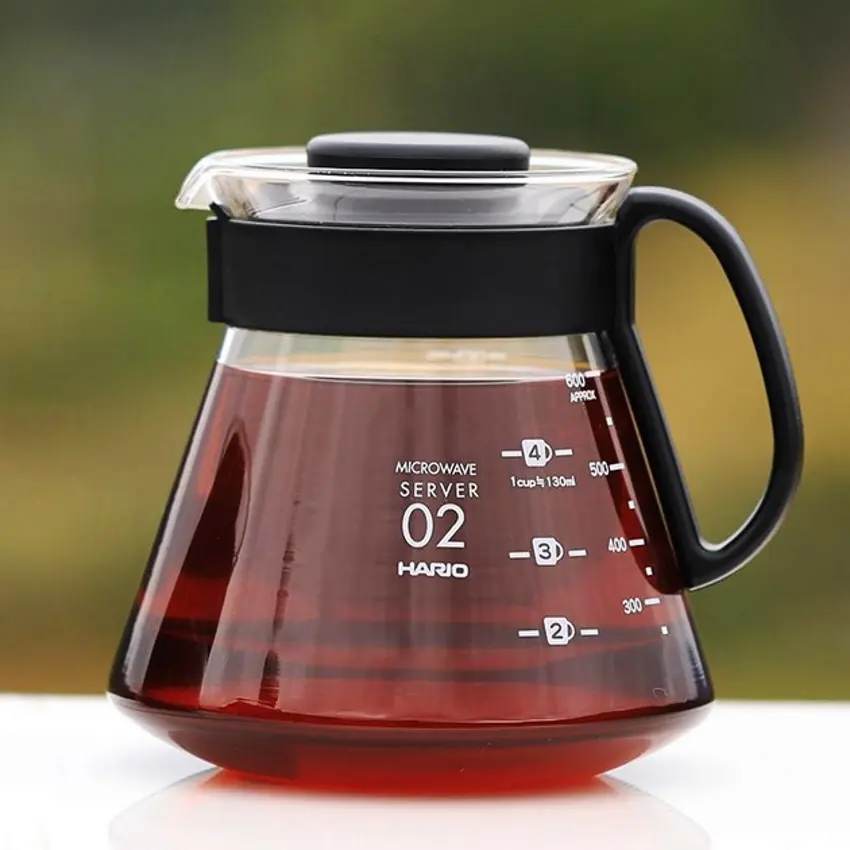 Кофейник Hario V60 XVD-60B-EX (Transparent/Black) - 3
