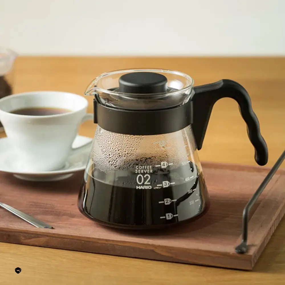 Кофейник Hario V60 XVD-60B-EX (Transparent/Black) - 4