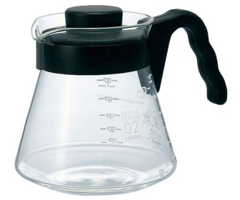 Ibric de cafea Hario VCS-02B V60 (Transparent)