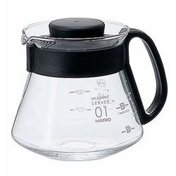 Кофейник V60 Hario XVD-36B (Black/Transparent)