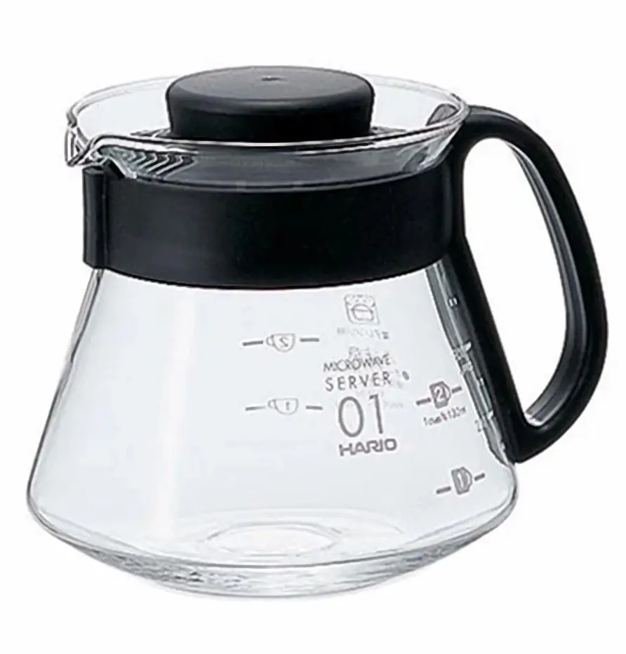 Кофейник V60 Hario XVD-36B (Black/Transparent)