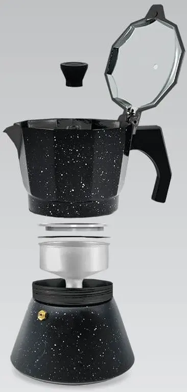 Гейзерная кофеварка Maestro Classic MR-1667-9 (Black) - 2
