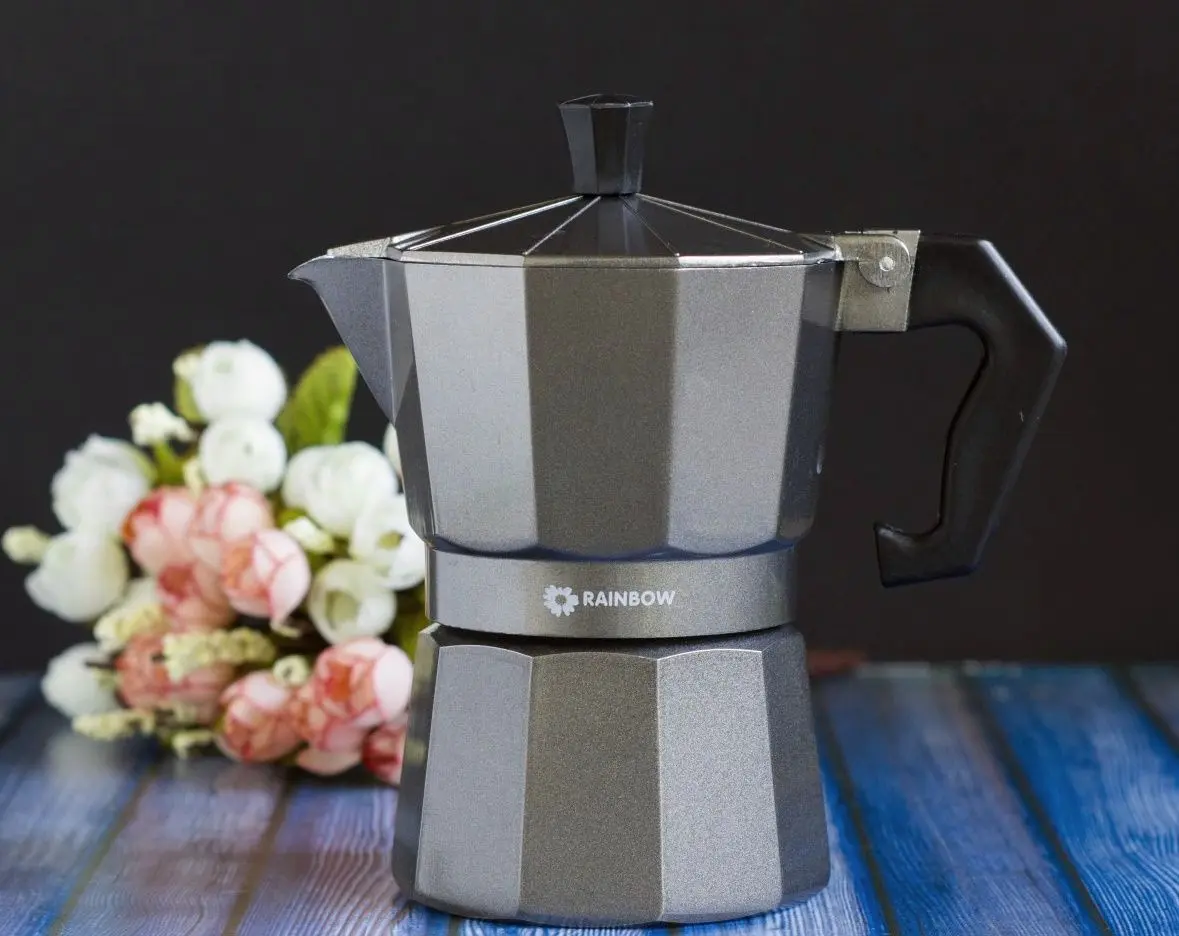 Гейзерная кофеварка Maestro Mr-1666-9 (Grey)