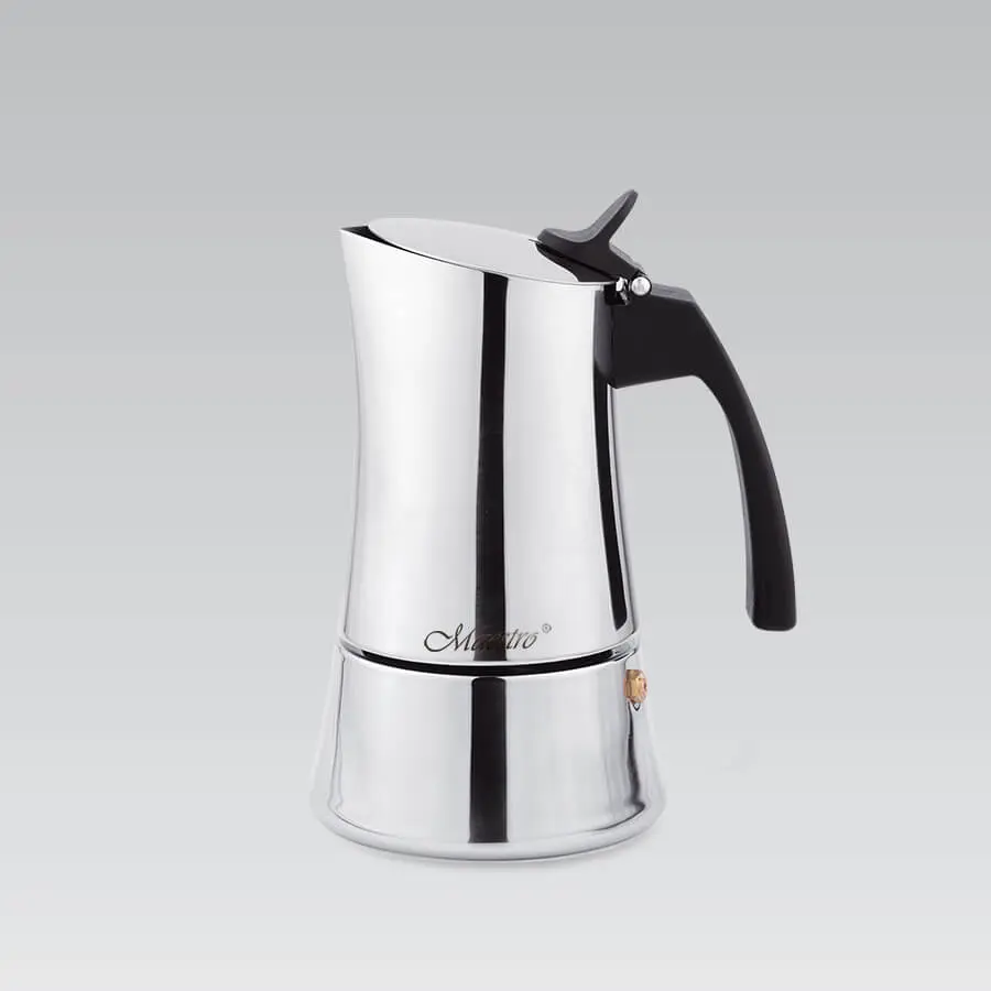 Гейзерная кофеварка Maestro Mr-1668-6 (Inox) - 3