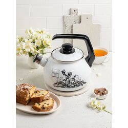 Ceainic Metrot Black Rose (White/Black) Thumb