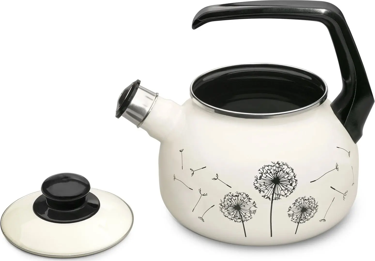 Чайник Metrot Dandelion (White/Black)