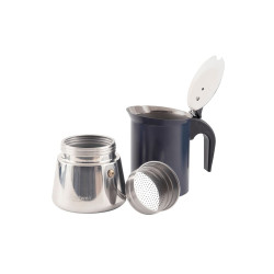 Гейзерная кофеварка Outwell Barista Espresso Maker 651287 (Inox/Blue) Thumb