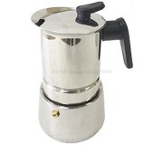 Гейзерная кофеварка Pedrini Caffe 32519 (Inox)