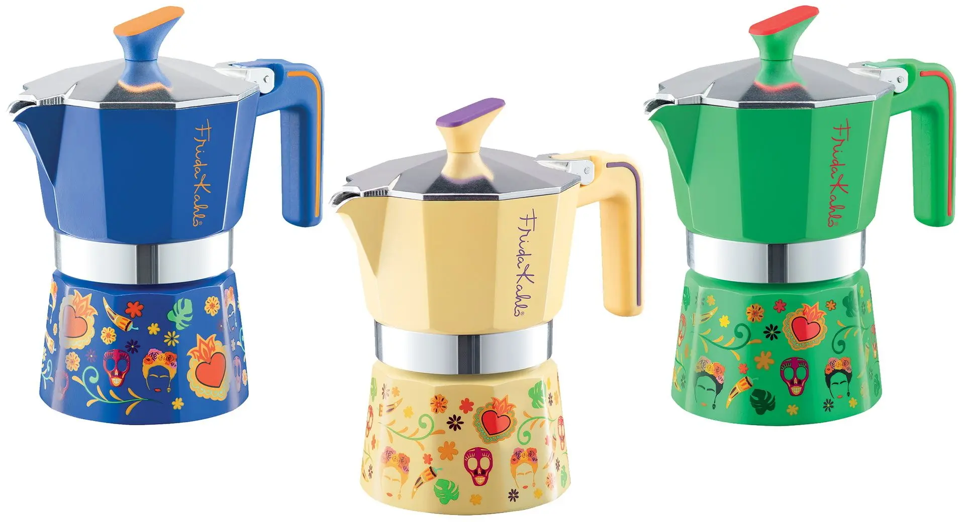 Гейзерная кофеварка Pedrini ‎Frida Kahlo