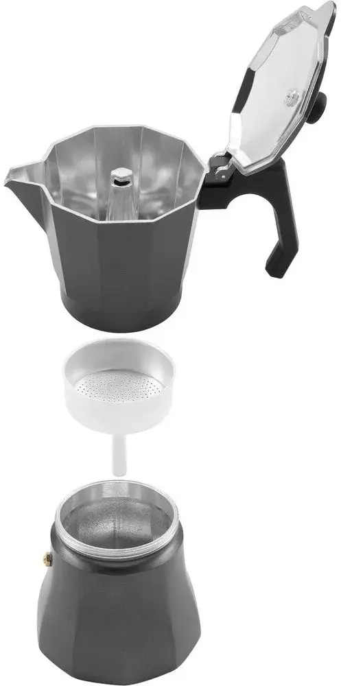 Гейзерная кофеварка Polaris Graphit-9C (Graphite) - 3