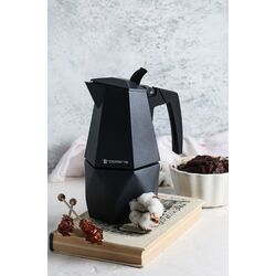 Гейзерная кофеварка Polaris Kontur-4C (Black) Thumb