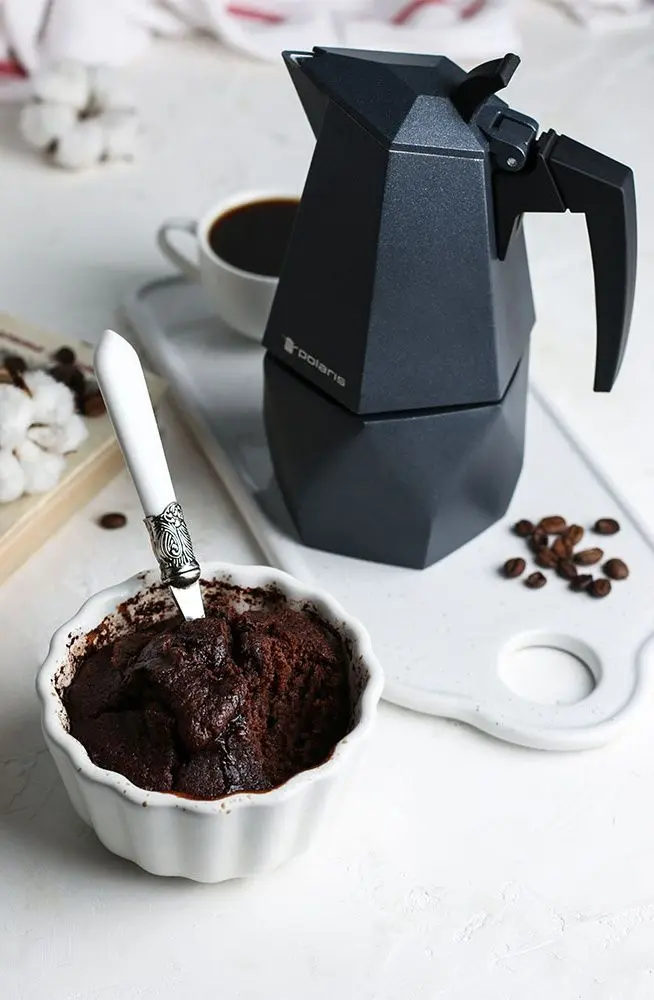 Гейзерная кофеварка Polaris Kontur-4C (Black)