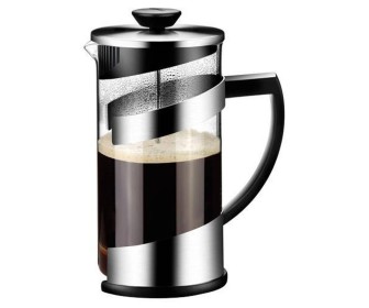 Infuzor și ibric de cafea Tescoma TEO 646634 (Inox/Black)