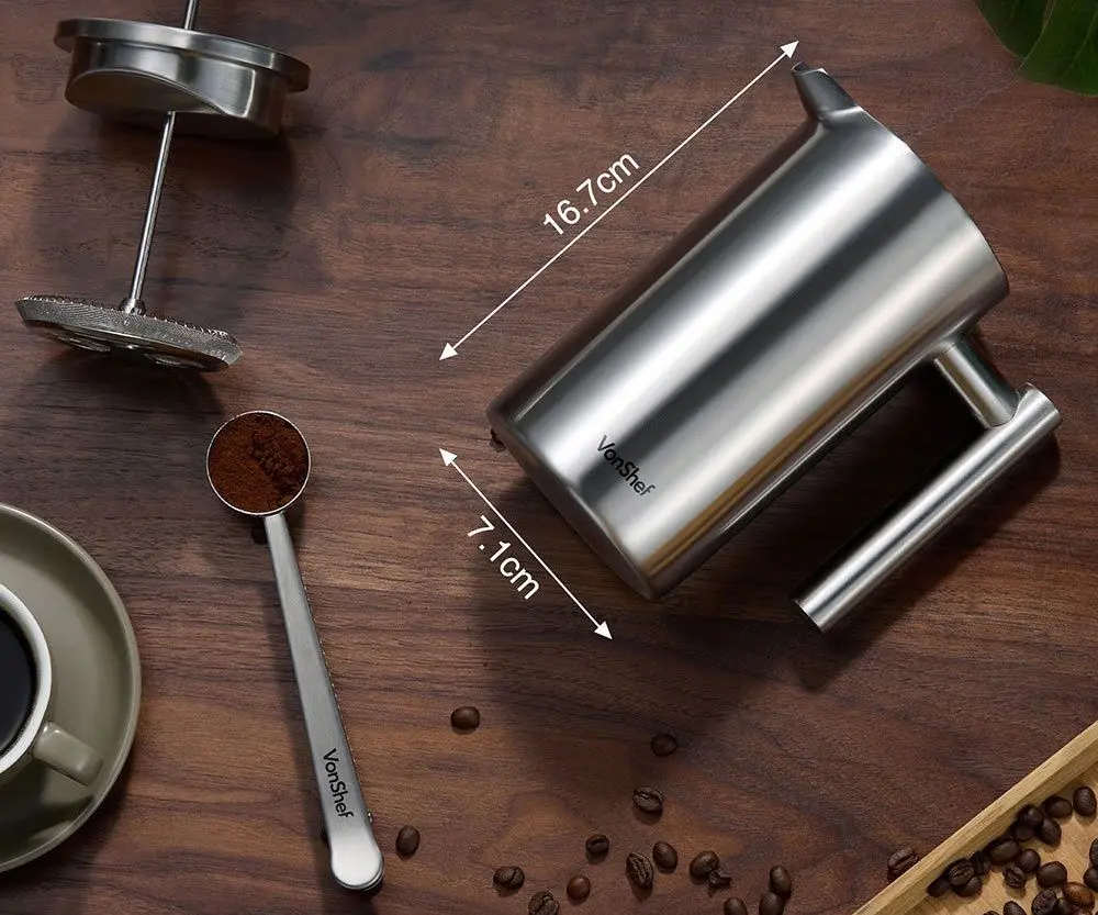 Кофейник VonShef 1000115 (Inox)