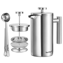 Ibric de cafea VonShef 1000115 (Inox)