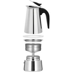 Гейзерная кофеварка Xavax 111274 (Inox) Thumb