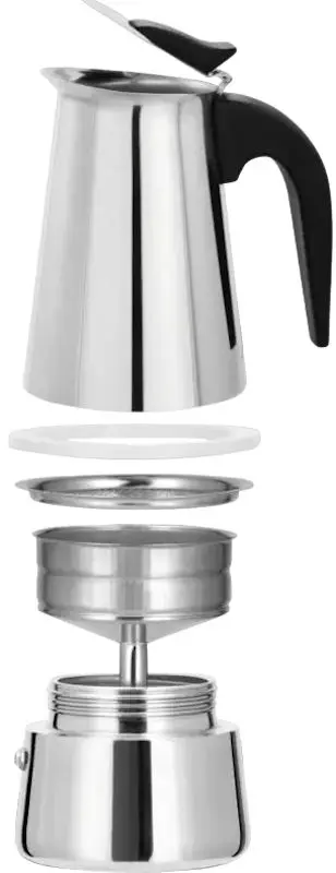 Гейзерная кофеварка Xavax 111274 (Inox) - 3
