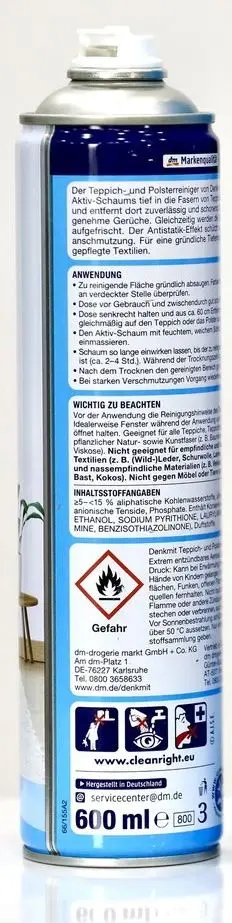 Solutie curatare covoare Denkmit 450398 600ml