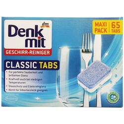 Tablete pentru mașină de spălat vase Denkmit Geschirr-Reiniger Classic 65pcs Thumb