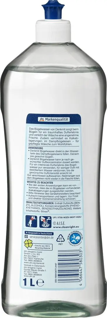 Apa pentru fierul de calcat Denkmit Laundry Dream 1000ml