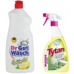 Set de curățare pentru bucatarie Dr. Gut Wasch Spulmittel 1L + Tytan Cream Cleaner Kitchen 500ml