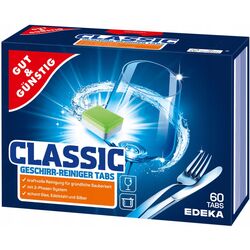 Sare pentru mașină de spălat vase Edeka Gut & Gunstig Power Classic 60pcs