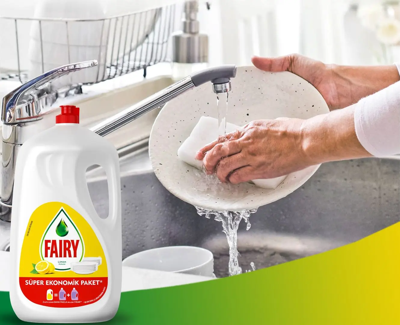 Gel de spălat vase Fairy Limon 2.6L - 3