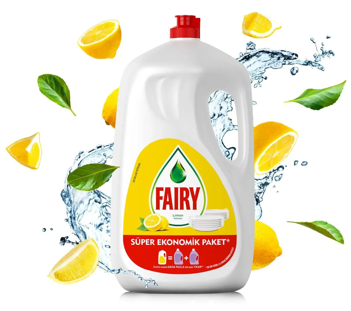 Gel de spălat vase Fairy Limon 2.6L - 2
