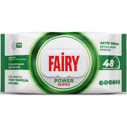 Servețele umede universale pentru curățare Fairy Power Wipes 100pcs