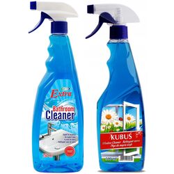 Set de curățare pentru baie Kubus 1L + Garchem Extra Bathroom Cleaner 750ml