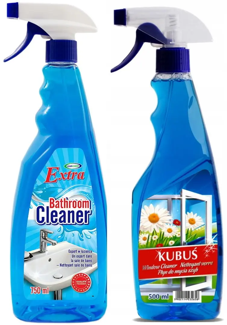 Set de curățare pentru baie Kubus 1L + Garchem Extra Bathroom Cleaner 750ml