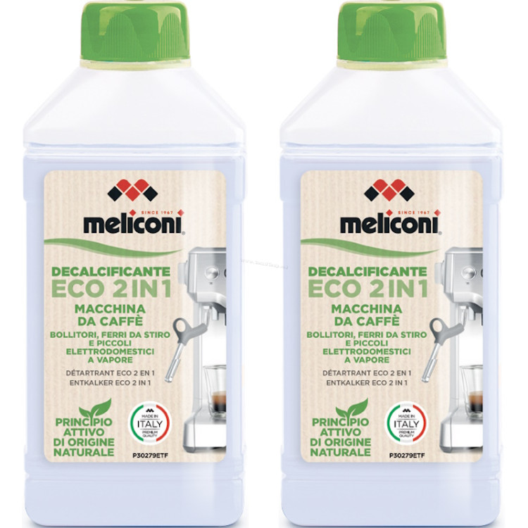 Набор средств для удаления накипи Meliconi Eco 2in1