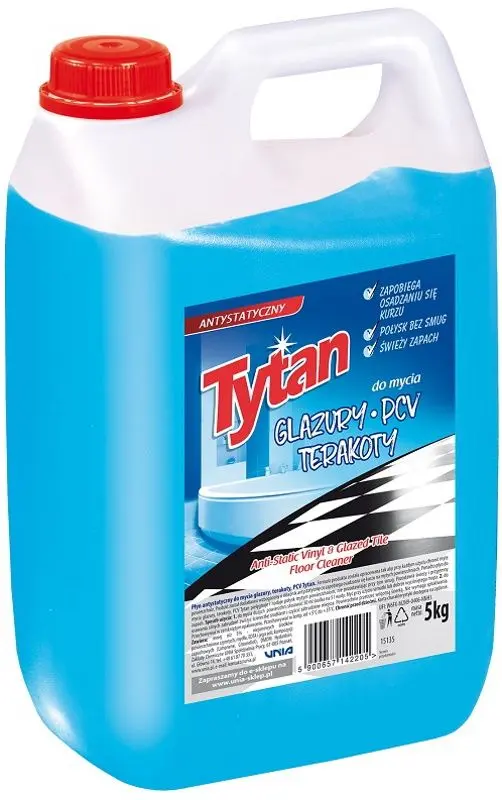 Solutie pentru curatat pardoseli Unia Tytan Anti-Static Vinyl & Glazed Tile Floor 5L