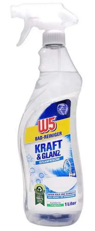 Средство для мытья ванны W5 Bad Reiniger Kraft & Glanz 1L