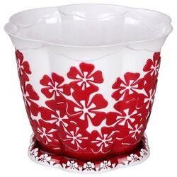 Ghiveci Альтернатива М2206 Kameliya (White/Red)
