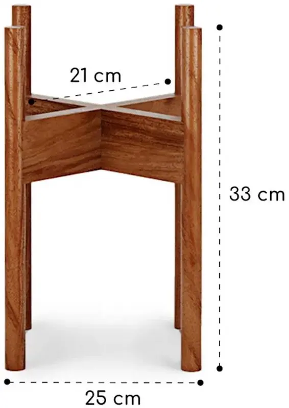 Set de suporturi pentru flori Blumfeldt Zeist (Brown) - 2