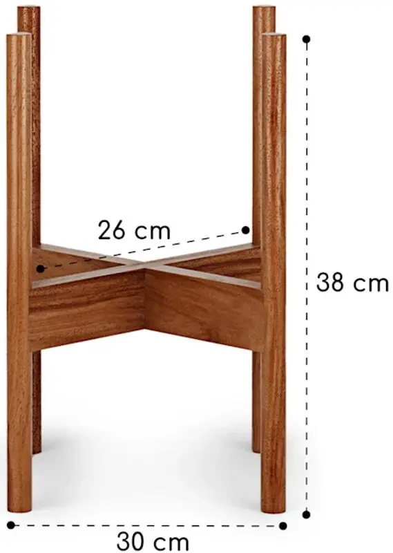 Set de suporturi pentru flori Blumfeldt Zeist (Brown) - 3