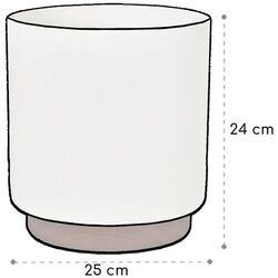 Set ghiveciuri pentru flori Blumfeldt Enspijk (White/Brown) Thumb