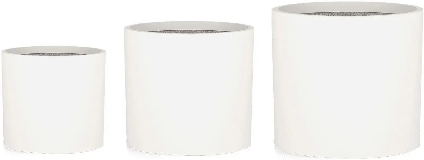 Set ghiveciuri pentru flori Blumfeldt Gendt 10038475 (White)