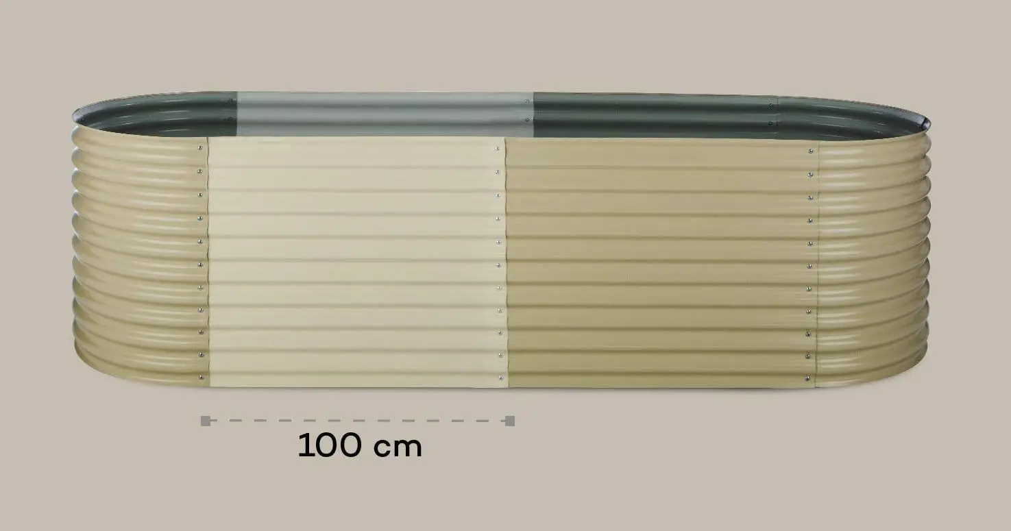 Стенка-удлинитель для цветочного горшка Blumfeldt High Grow Extend (Beige) - 3