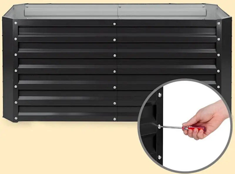 Jardiniera Blumfeldt High Grow Straight 10035350 (Black) - 4