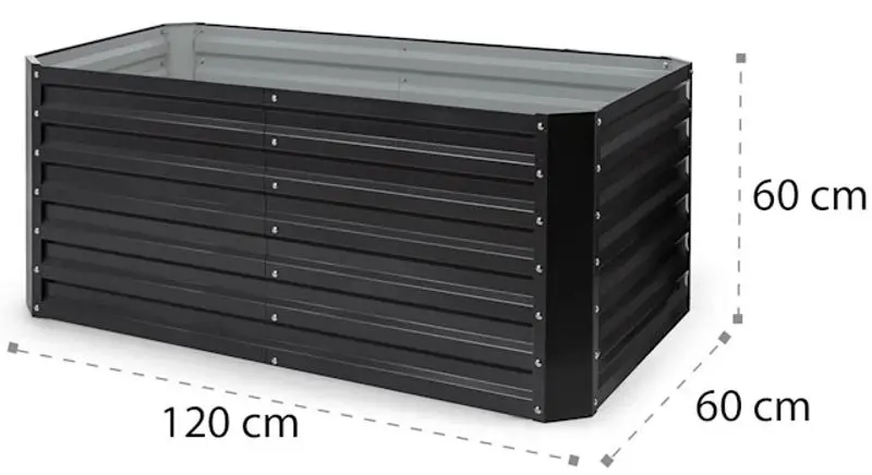 Jardiniera Blumfeldt High Grow Straight 10035350 (Black) - 7