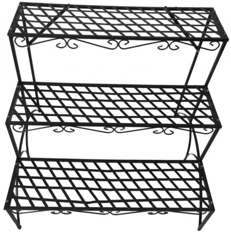 Etajera pentru flori Chomik PERG-N9567 (Black) - 2