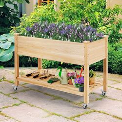 Jardiniera de flori Costway GT3541 (Natural) Thumb