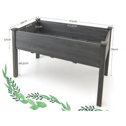 Jardiniera de flori Costway GT4279GR (Grey) Thumb