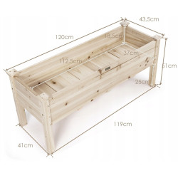 Jardiniera de flori Costway GT4317NA (Natural) Thumb