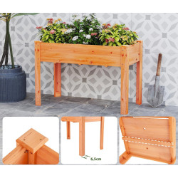 Цветочный ящик Costway GT4391CF (Brown) Thumb