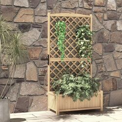 Jardiniera de flori + spalier Costway GT3923NA (Natural) Thumb